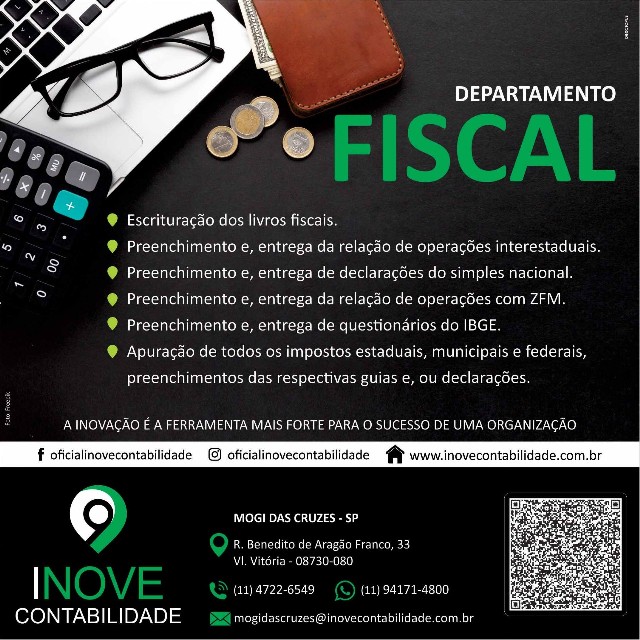 Foto 1 - Inove contabilidade - departamento fiscal